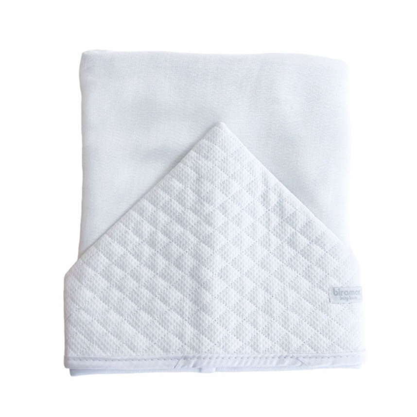 Toalha De Bebê Biramar Detalhe Matelassado Com Capuz