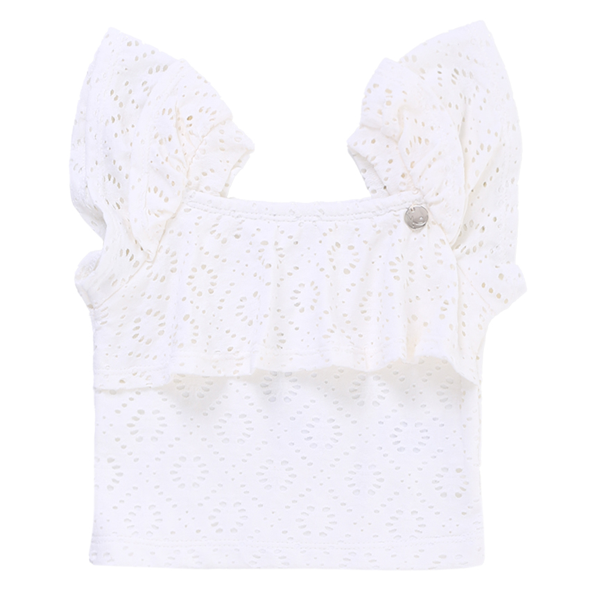 Conjunto Infantil Kookabu Blusa Babados Laise E Short