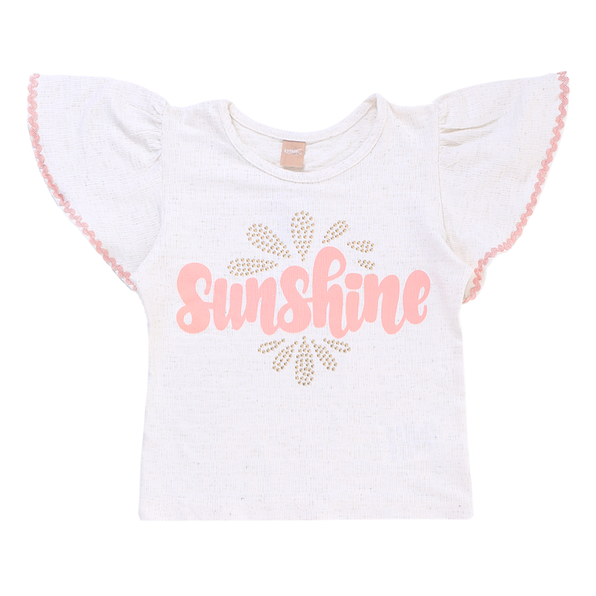 Conjunto Infantil Kookabu Blusa Com Sianinha E Short Saia Conjunto Infantil Kookabu Blusa Com Sianinha E Short Saia
