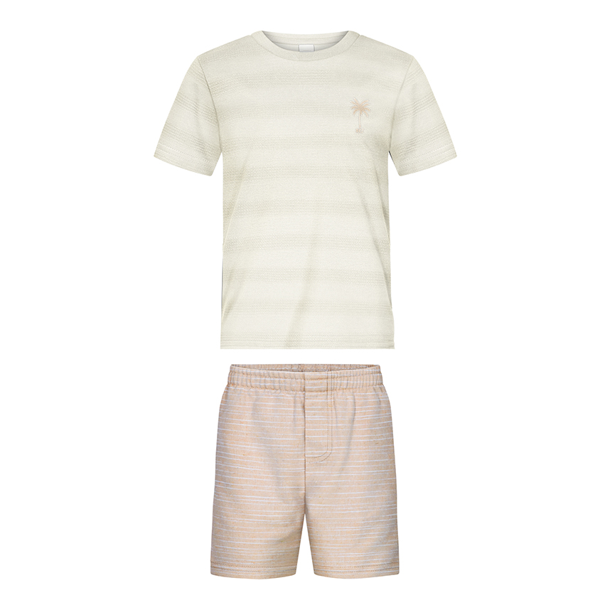 Conjunto Infantil Alakazoo Camiseta E Bermuda Flame Conjunto Infantil Alakazoo Camiseta E Bermuda Flame