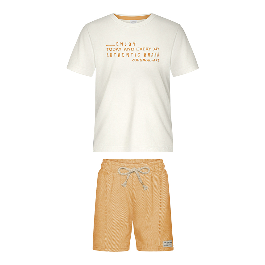 Conjunto Infantil Alakazoo Camiseta E Bermuda Moletom Conjunto Infantil Alakazoo Camiseta E Bermuda Moletom