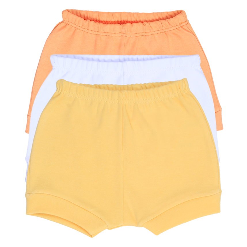 Kit Short Bebê Best Club Suedine Fio 40 Com 3 Peças