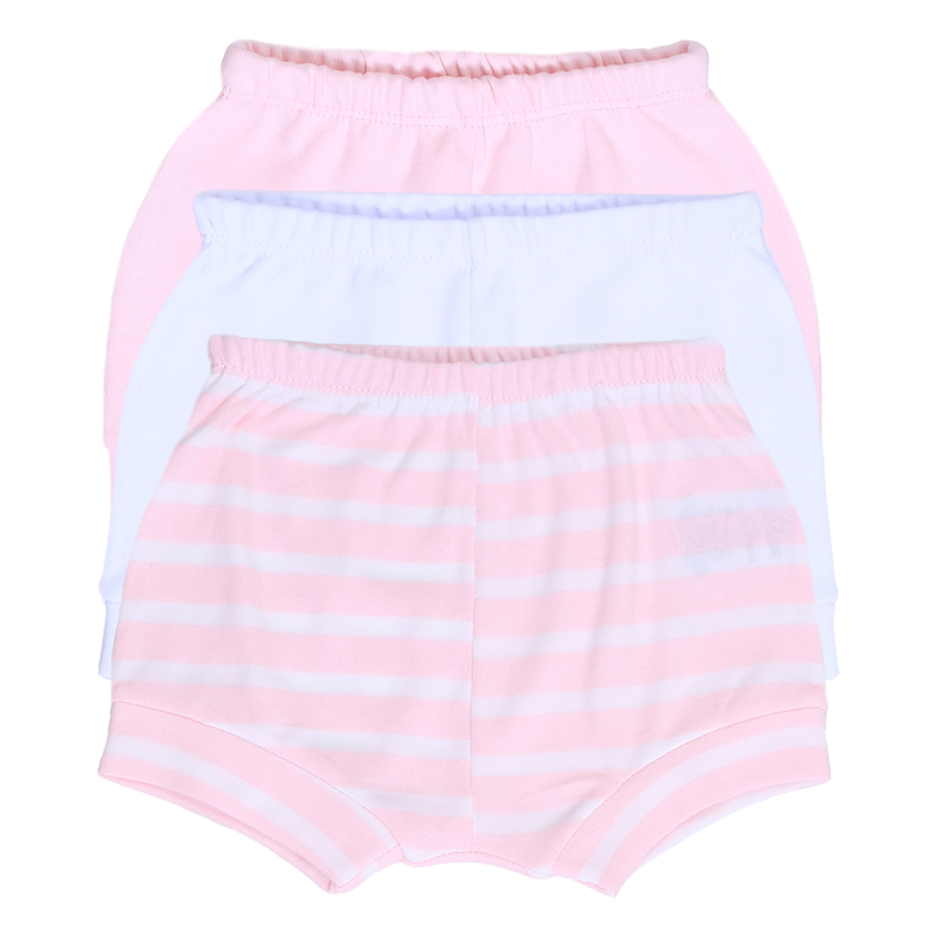 Kit Short Bebê Best Club Suedine Menina Com 3 Peças