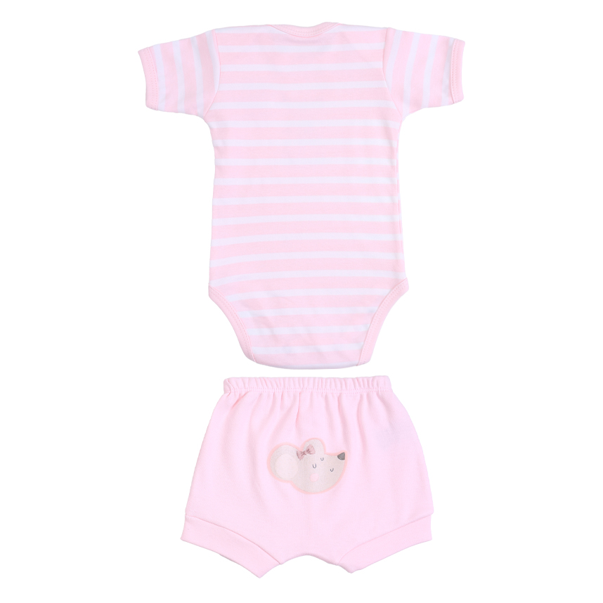 Conjunto Bebê Best Club Body E Short Estampa Ratinha Conjunto Bebê Best Club Body E Short Estampa Ratinha
