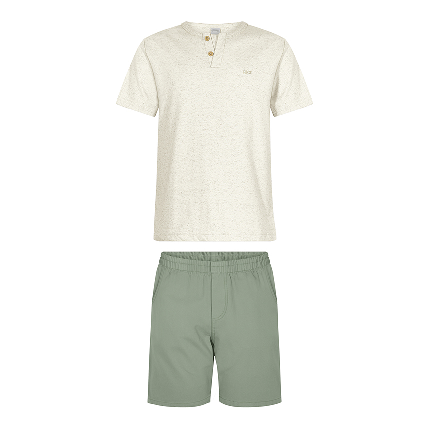 Conjunto Infantil Alakazoo Camiseta Meia Malha E Bermuda