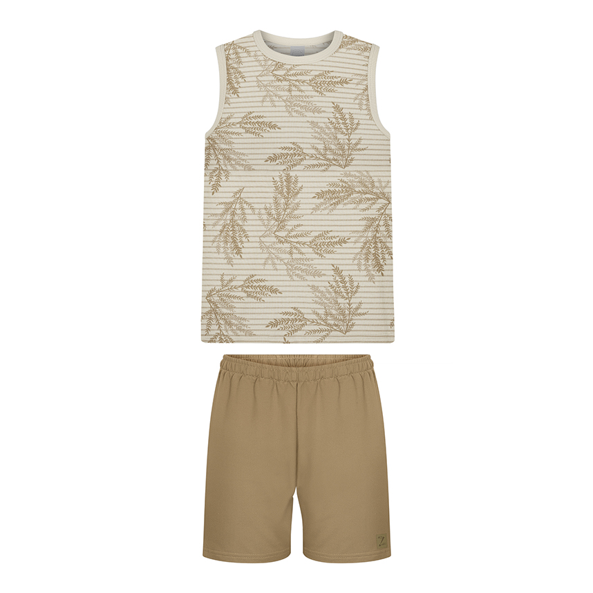 Conjunto Infantil Alakazoo Regata E Bermuda Moletom Conjunto Infantil Alakazoo Regata E Bermuda Moletom