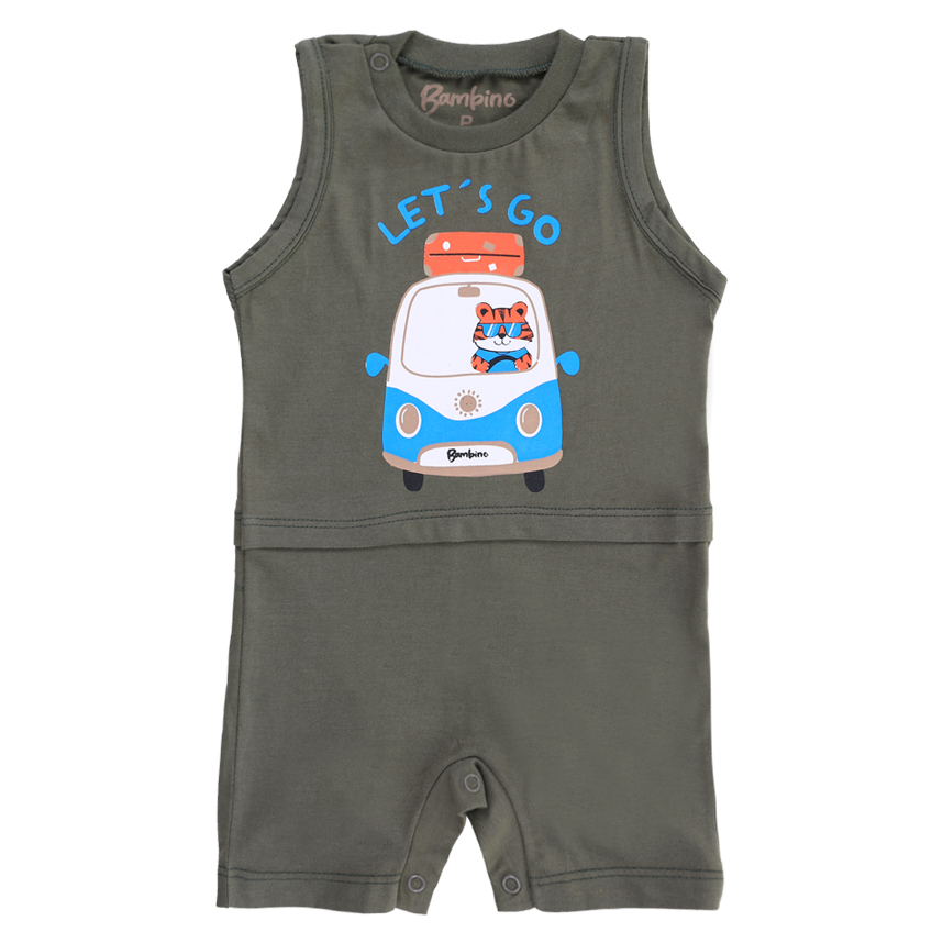 Banho De Sol Bebê Bambino Estampa Tigre