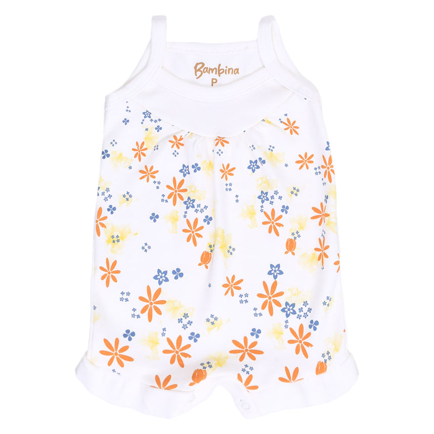 Banho De Sol Bebê Bambino Estampa Floral