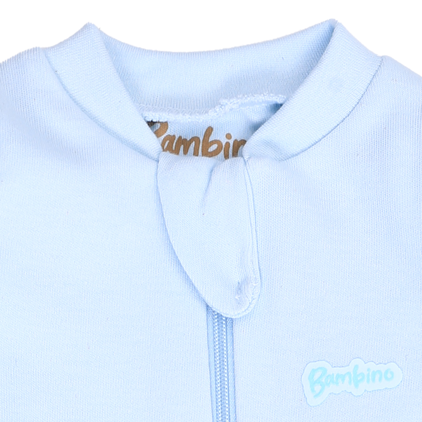 Macacão Longo Bebê Bambino Liso Em Suedine