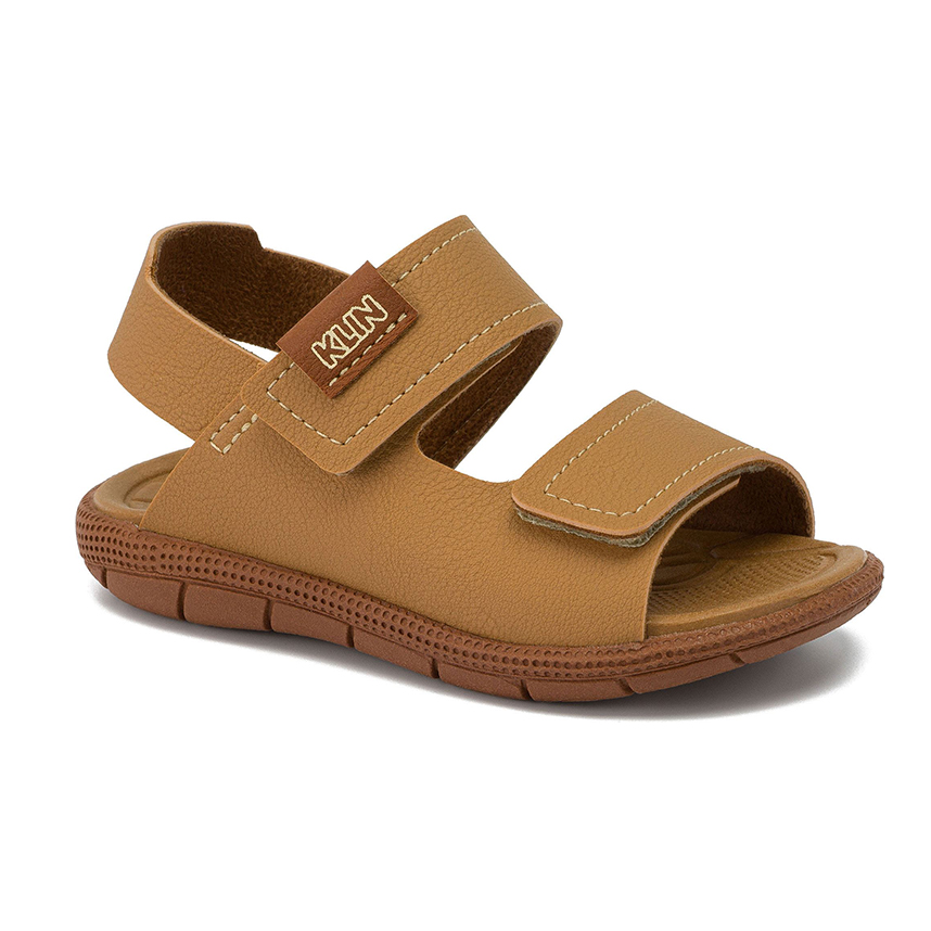 Sandália Infantil Klin Menino Fecho Dois Velcros