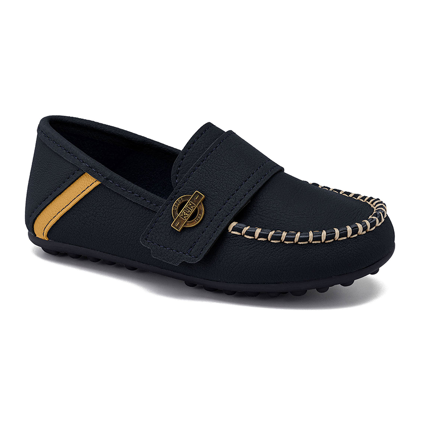 Mocassim Infantil Klin Menino Curumim Marinho