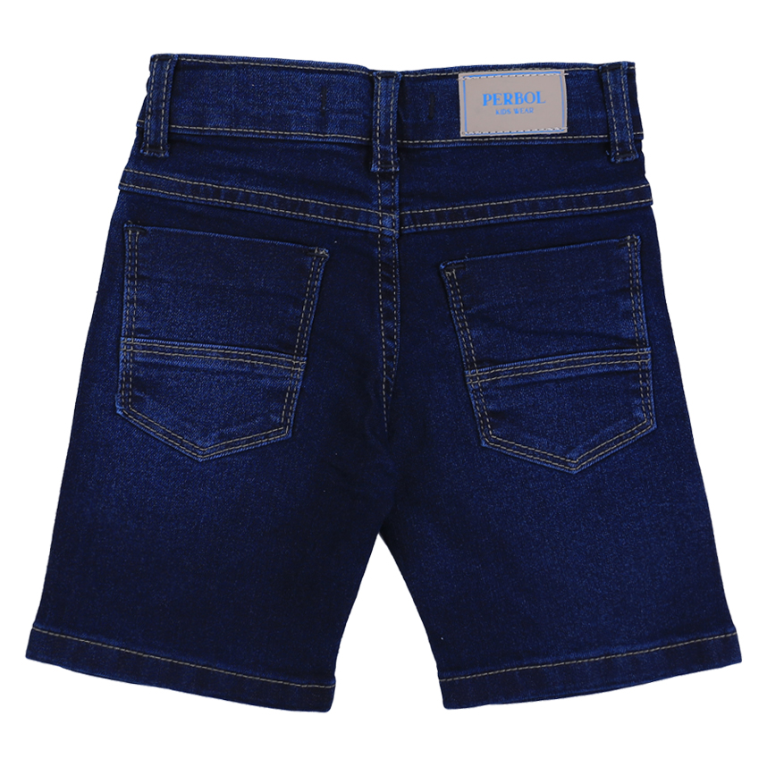 Bermuda Jeans Juvenil Perbol Básica Used Leve Bermuda Jeans Juvenil Perbol Básica Used Leve