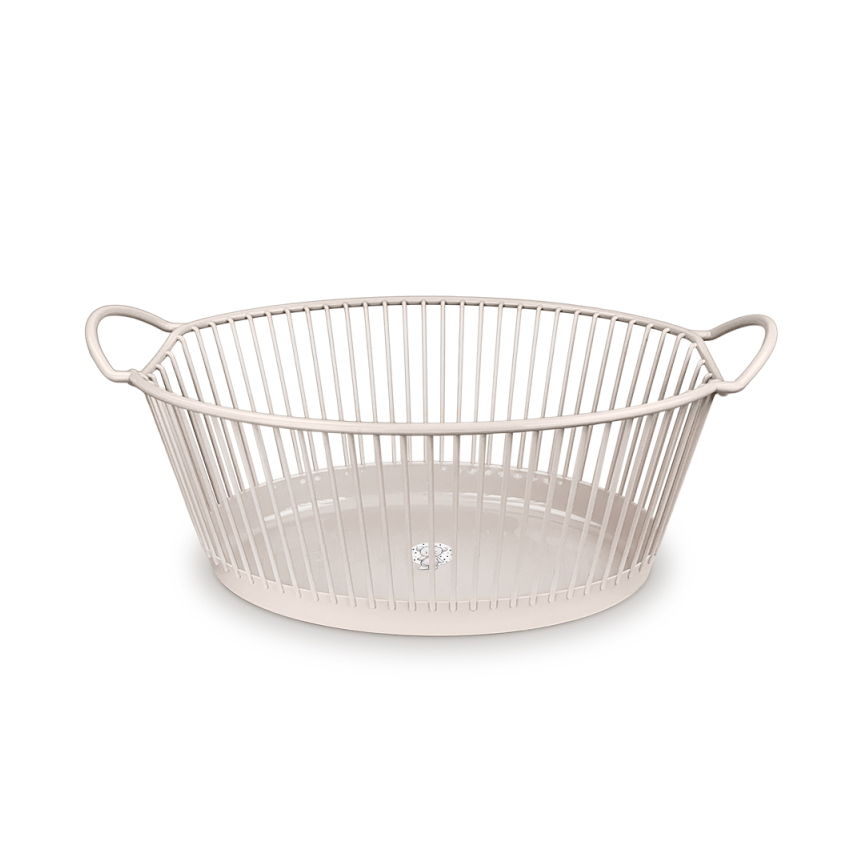 Cesta Oval Infantil Adoleta Cajovil Fofura Bege