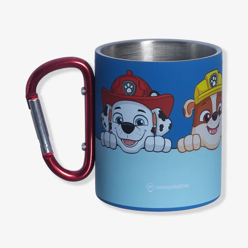 Caneca Mosquetão Zona Criativa Patrulha Canina 300 ml
