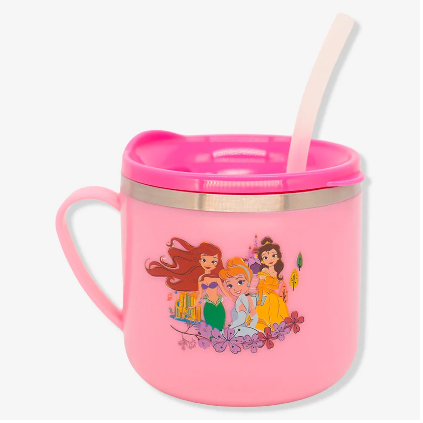 Caneca Flip Zona Criativa Princesas Disney 250 ml