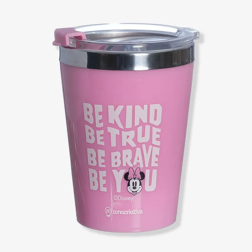Copo Viagem Zona Criativa Snap Minnie Mouse 300 ml