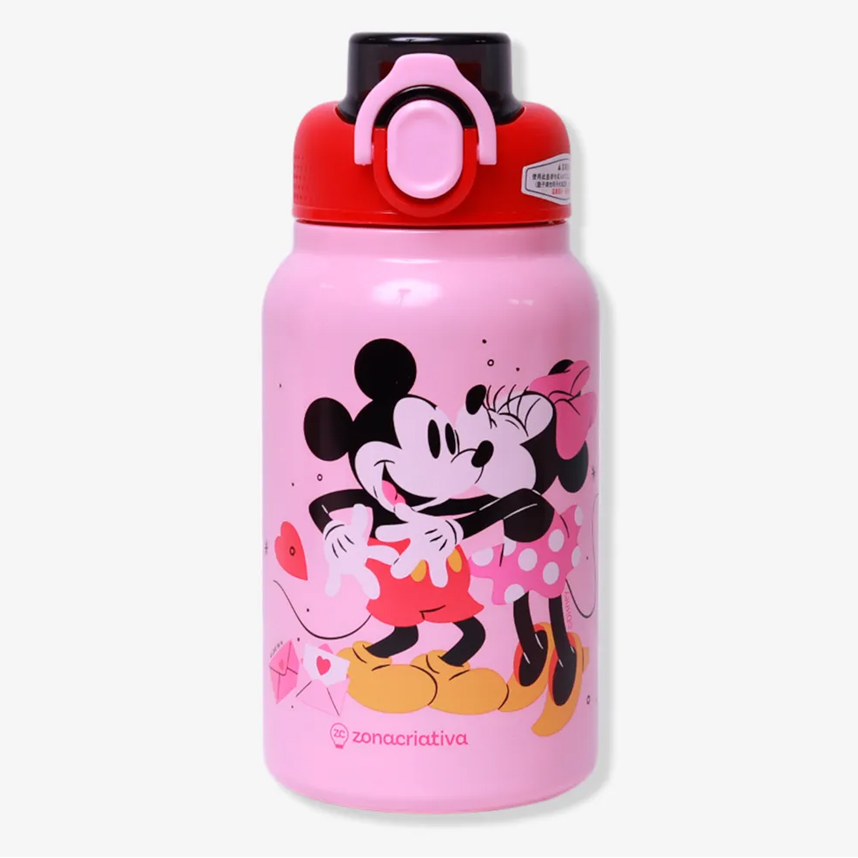Garrafa Zona Criativa Júpite Mickey E Minnie 500 ml