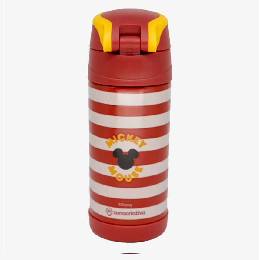 Garrafa Zona Criativa Top Handle Mickey Mouse 350 ml