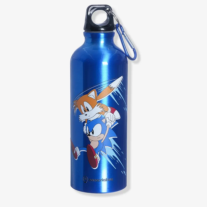 Garrafa com Mosquetão Zona Criativa Sonic 500 ml