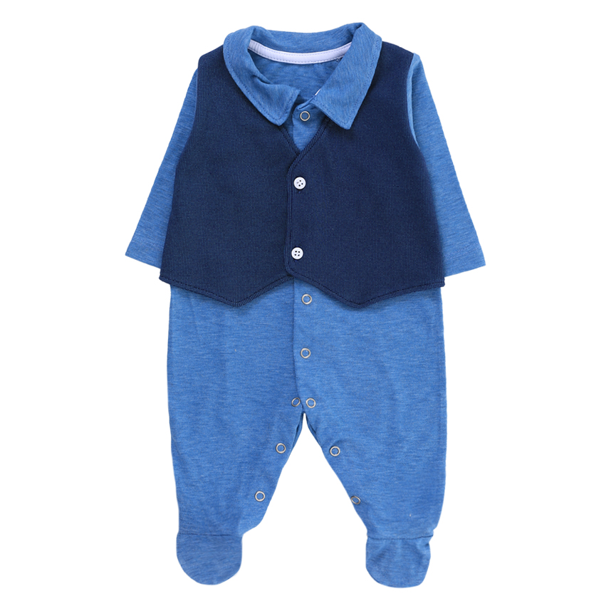 Saída Maternidade Ternura Menino Estampa Colete 2 Peças