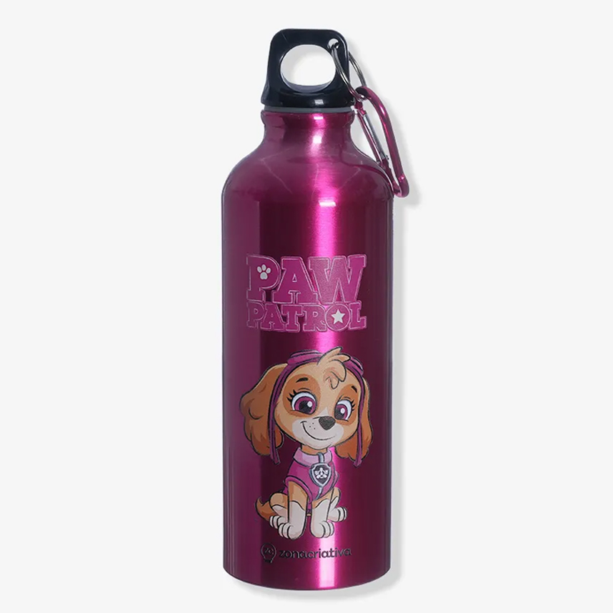 Garrafa Mosquetão Zona Criativa Skye Patrulha Canina 500 ml