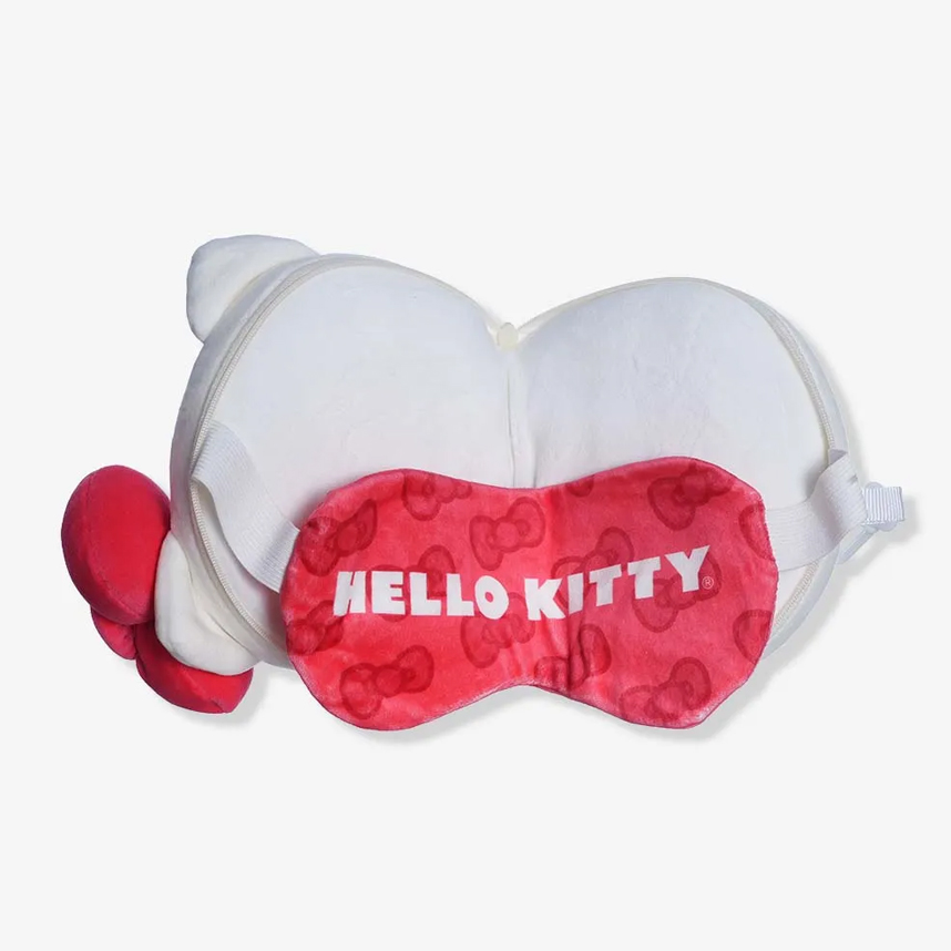 Almofada Infantil Zona Criativa Com Tapa Olho Hello Kitty