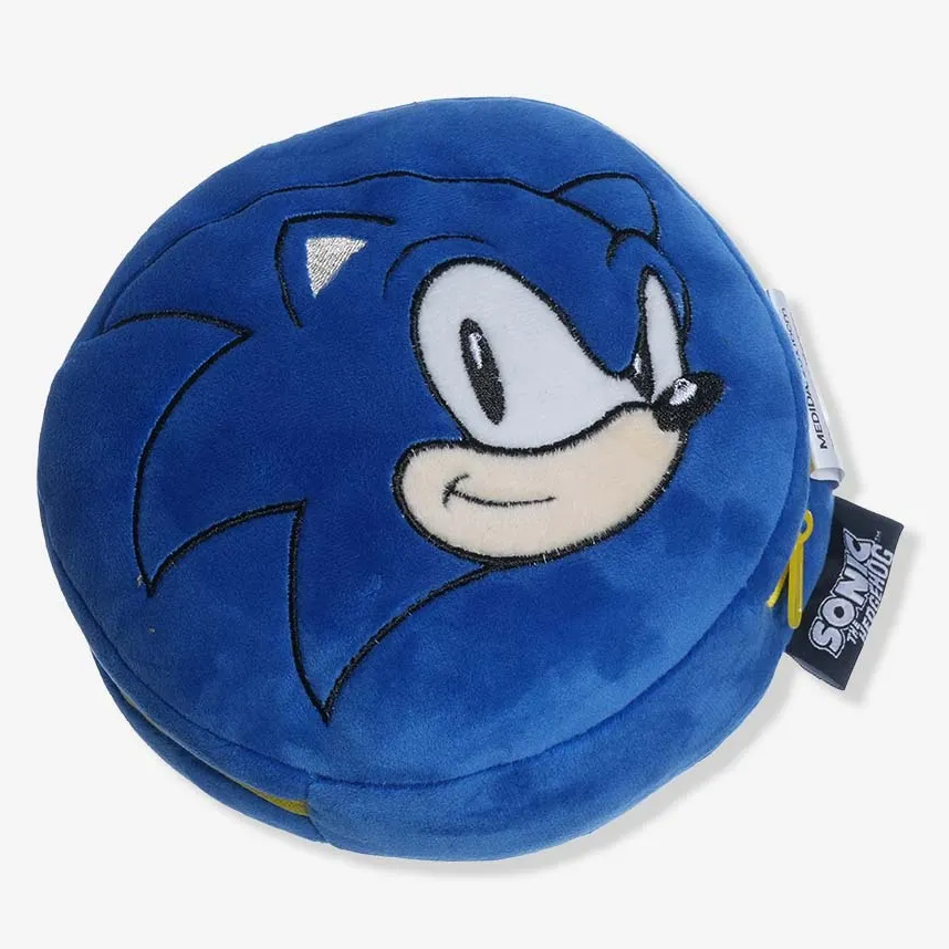 Almofada Infantil Zona Criativa Com Tapa Olho Sonic