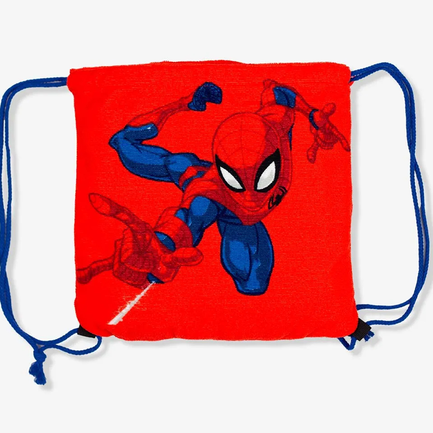 Toalha De Praia Zona Criativa 2 Em 1 Com Sacola Spider Man