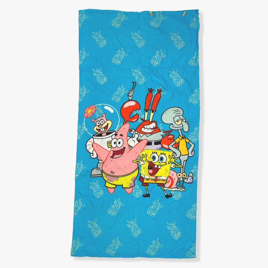 Toalha De Praia Zona Criativa 2 Em 1 Com Sacola Bob Esponja Toalha De Praia Zona Criativa 2 Em 1 Com Sacola Bob Esponja