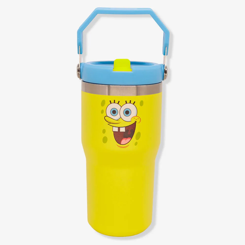 Copo Tumbler Hanger Zona Criativa Bob Esponja 650 ml