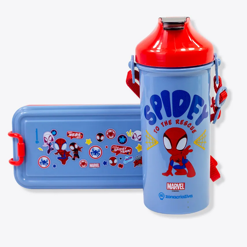 Kit Lanche Zona Criativa Homem-Aranha Marvel
