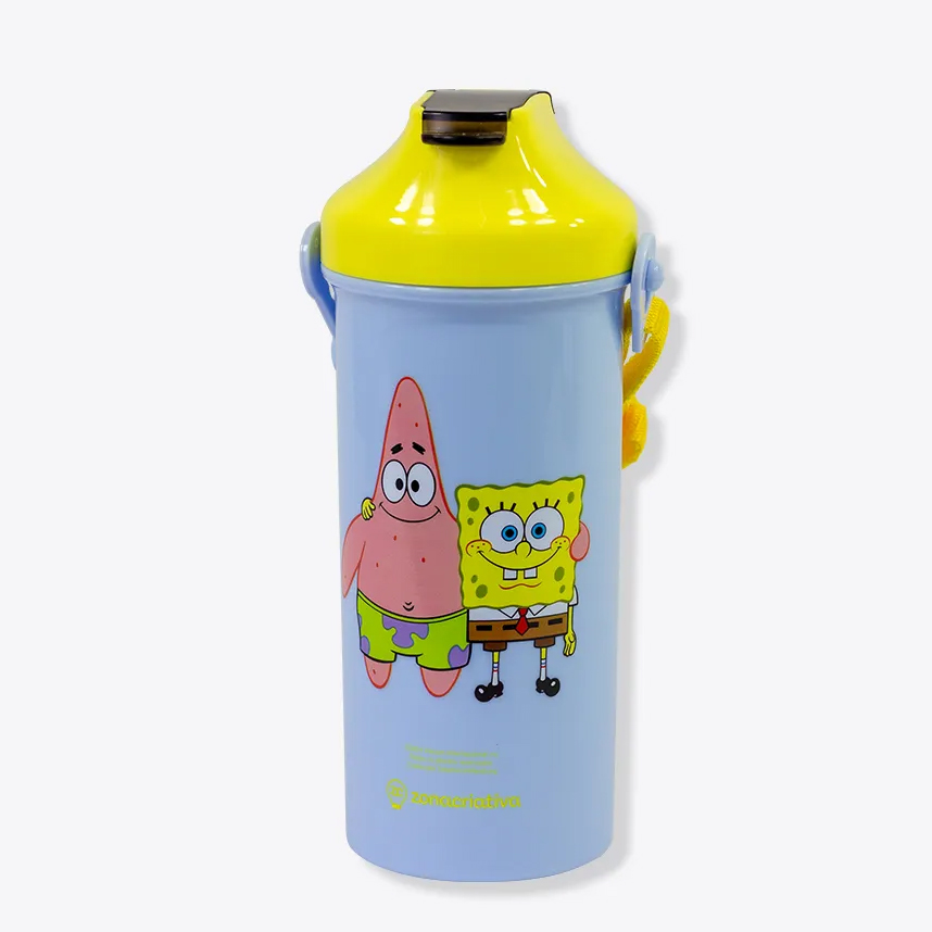Kit Lanche Infantil Zona Criativa Box Bob Esponja Kit Lanche Infantil Zona Criativa Box Bob Esponja
