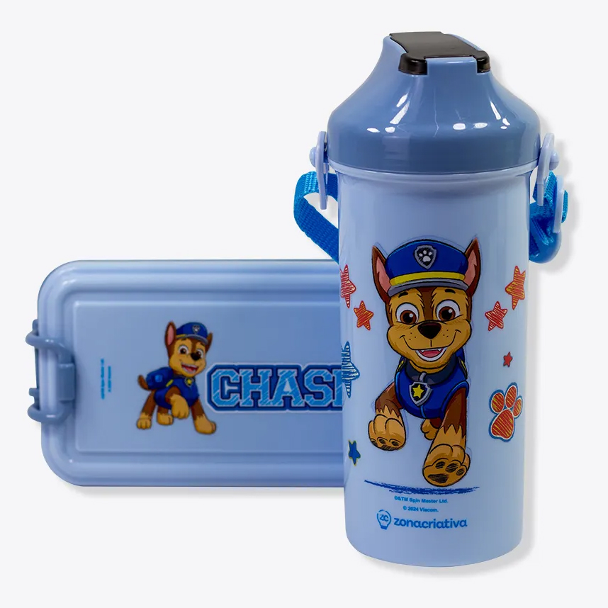Kit Lanche Infantil Zona Criativa Box Chase Patrulha Canina