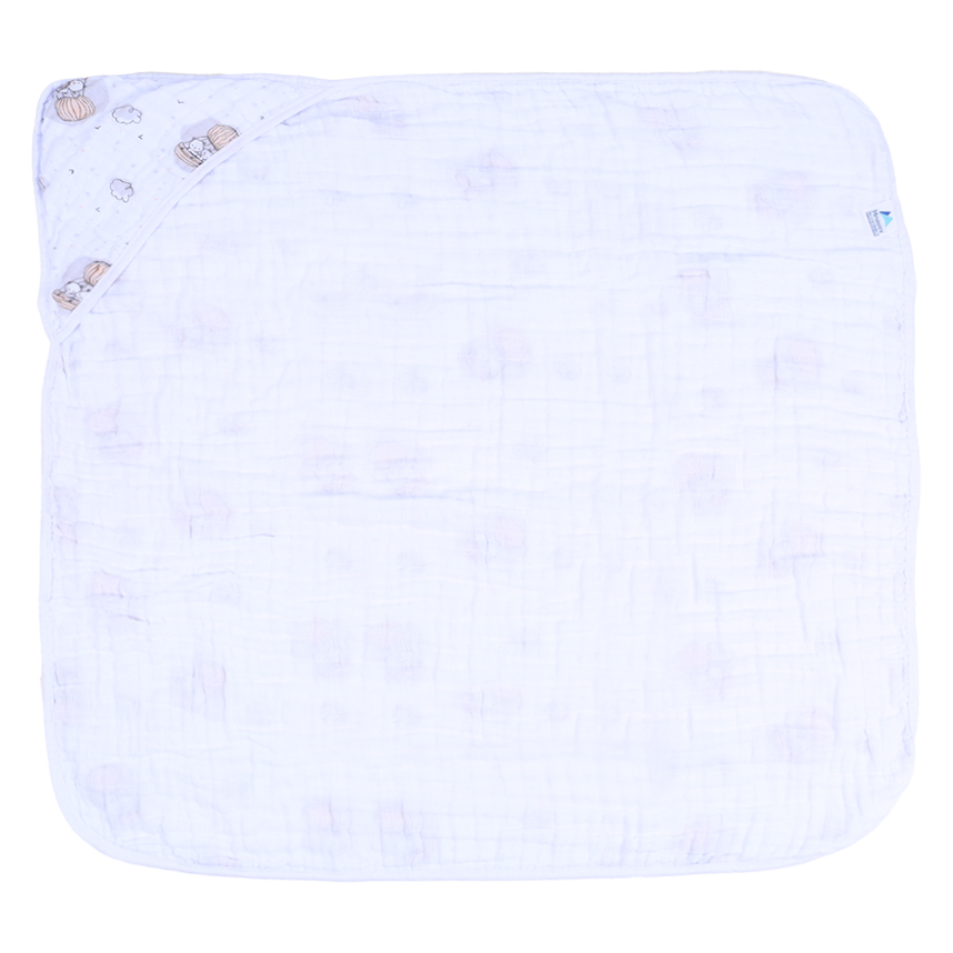 Toalha Soft Com Capuz Cia Do Neném Estampa Urso