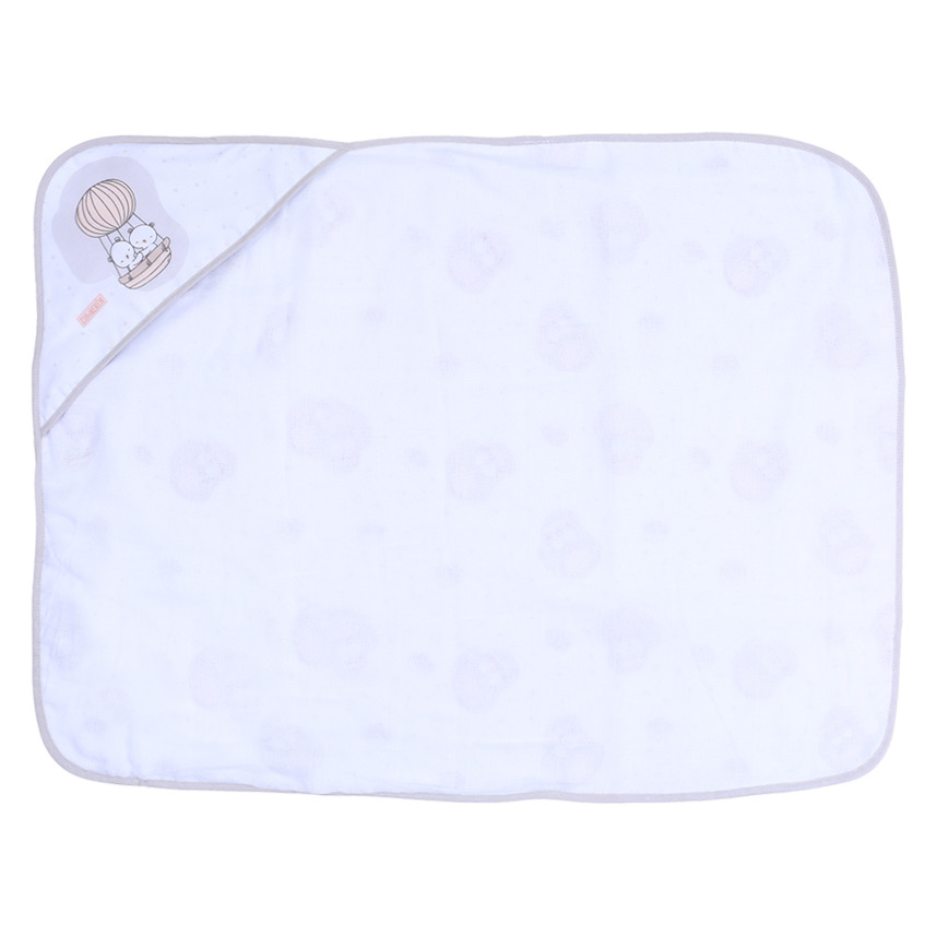 Toalha Felpa Com Capuz Cia Do Neném Estampa Urso