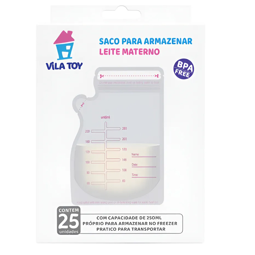 Porta Leite Vila Toy Saco Para Leite Materno