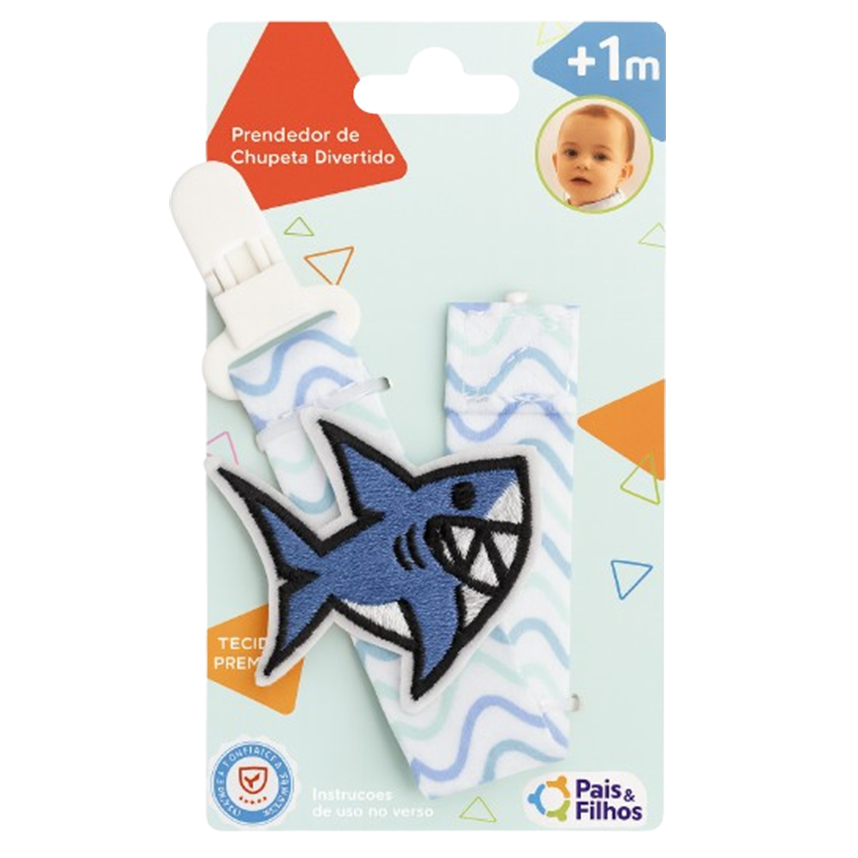 Prendedor De Chupeta Pais E Filhos Menino Divertido