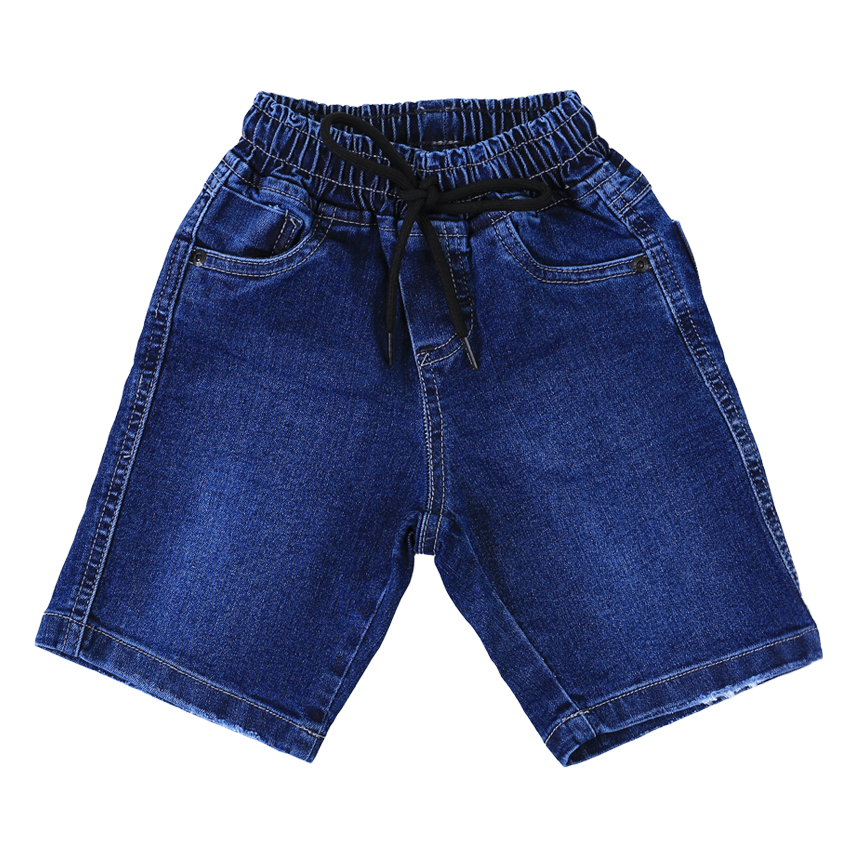 Bermuda Jeans Infantil Faos Cós Elástico Used Básica