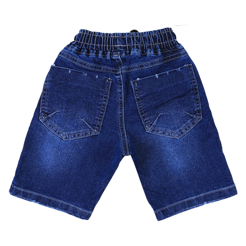 Bermuda Jeans Infantil Faos Cós Elástico Used Básica