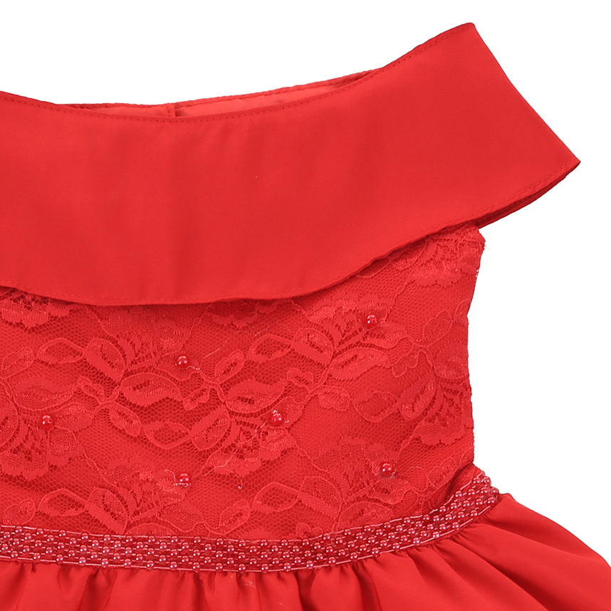 Vestido Infantil Planeta Rosa Pala Rendada Saia Babados