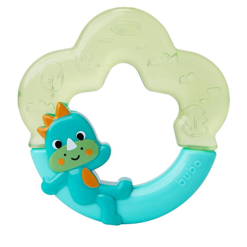 Mordedor Bebê Buba Com Água Dinossauro Zoo Mordedor Bebê Buba Com Água Dinossauro Zoo