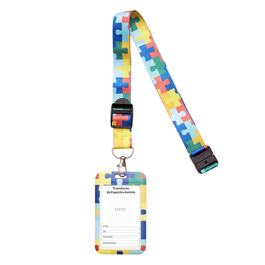 Crachá De Identificação Buba De Espectro Autista