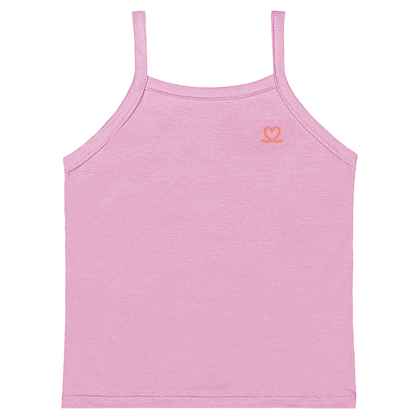 Blusa Infantil Kely Kety Básica Com Alça Em Cotton Blusa Infantil Kely Kety Básica Com Alça Em Cotton