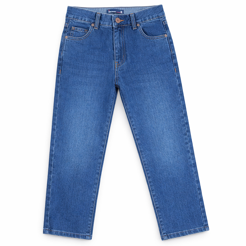 Calça Jeans Juvenil Faos Used Leve Básica