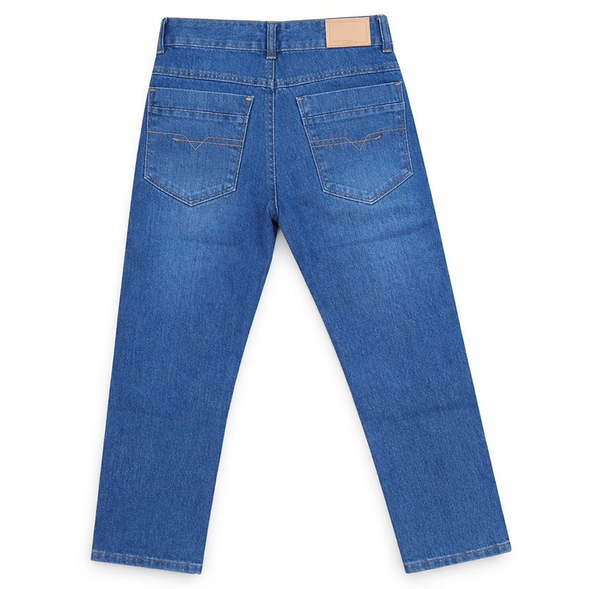 Calça Jeans Juvenil Faos Used Leve Básica