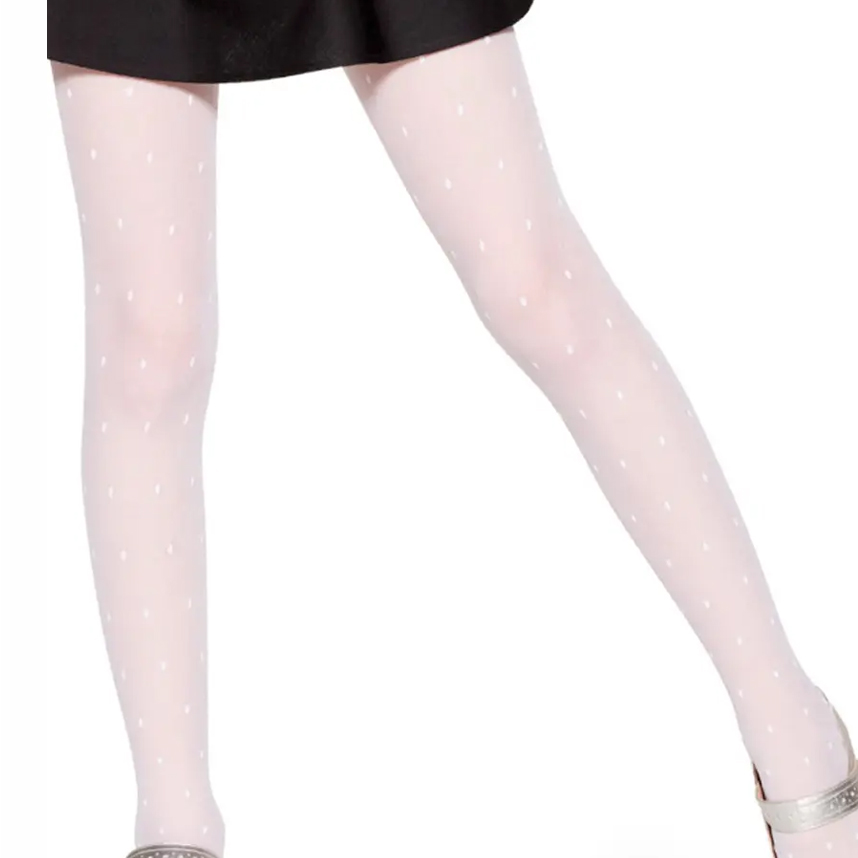 Meia Calça Infantil Lupo Fio 20 Estampa Poá