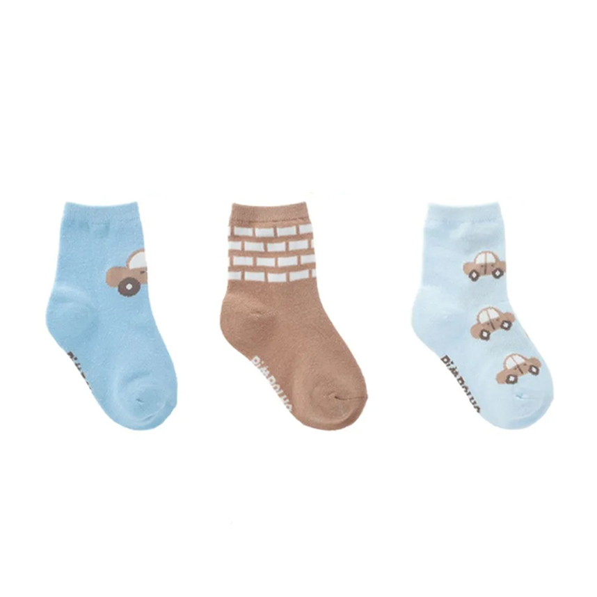 Meia Infantil Pimpolho Menino Sortida 3 Peças
