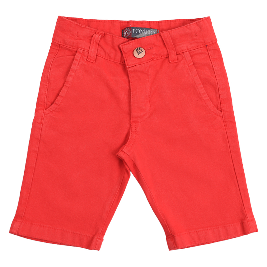 Bermuda Sarja Infantil Tom Ery Básica Com Lycra
