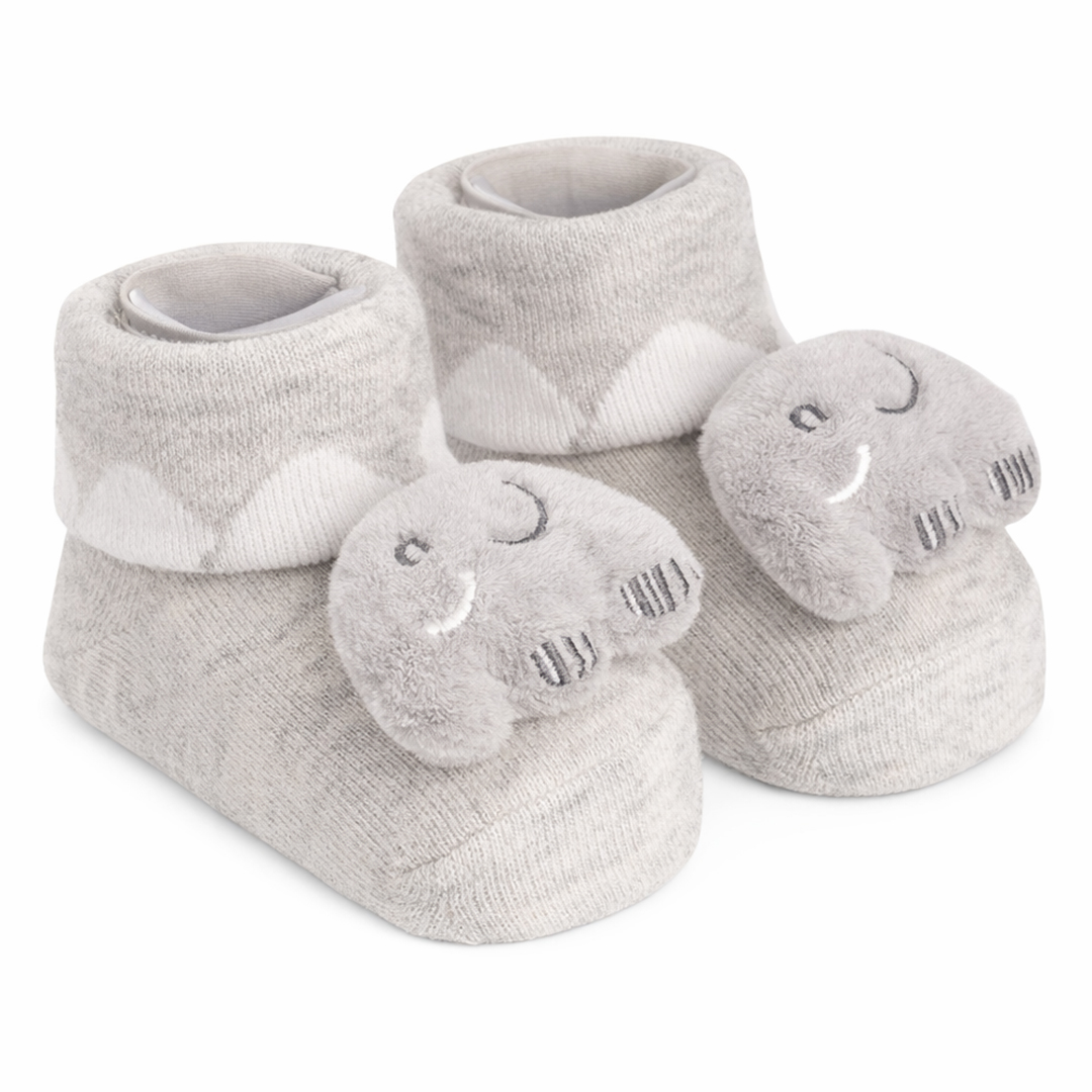 Meia Bebê Pimpolho Unissex Bichinho Com Chocalho