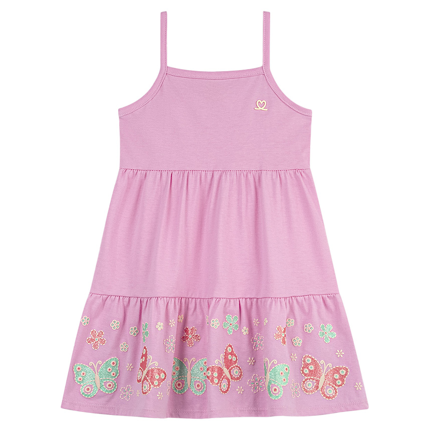 Vestido Infantil Kely Kety Alcinha Estampa Borboletas